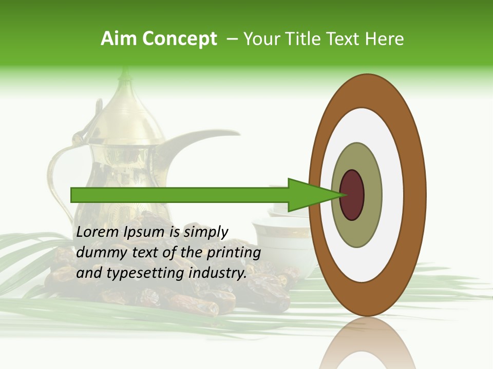Arabia Background Food PowerPoint Template