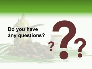 Arabia Background Food PowerPoint Template