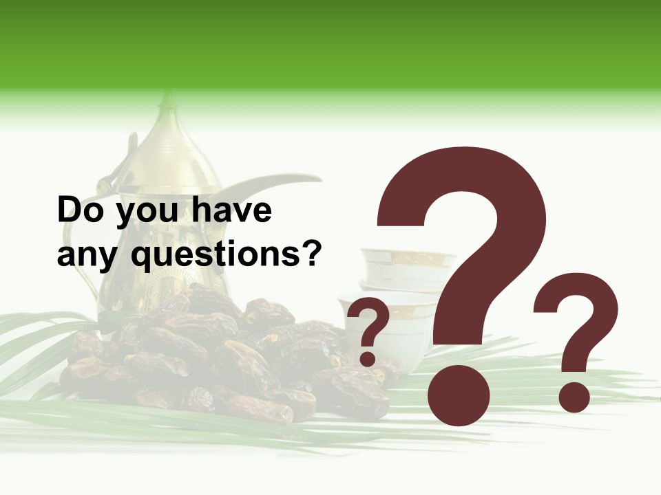 Arabia Background Food PowerPoint Template