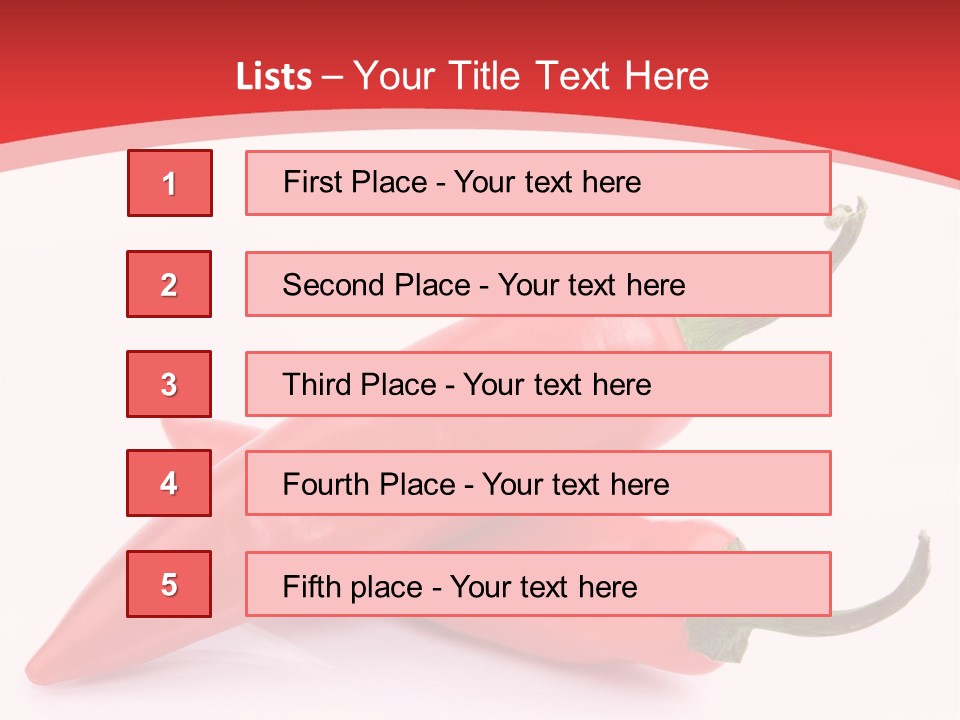 Refreshment Close Up Red PowerPoint Template