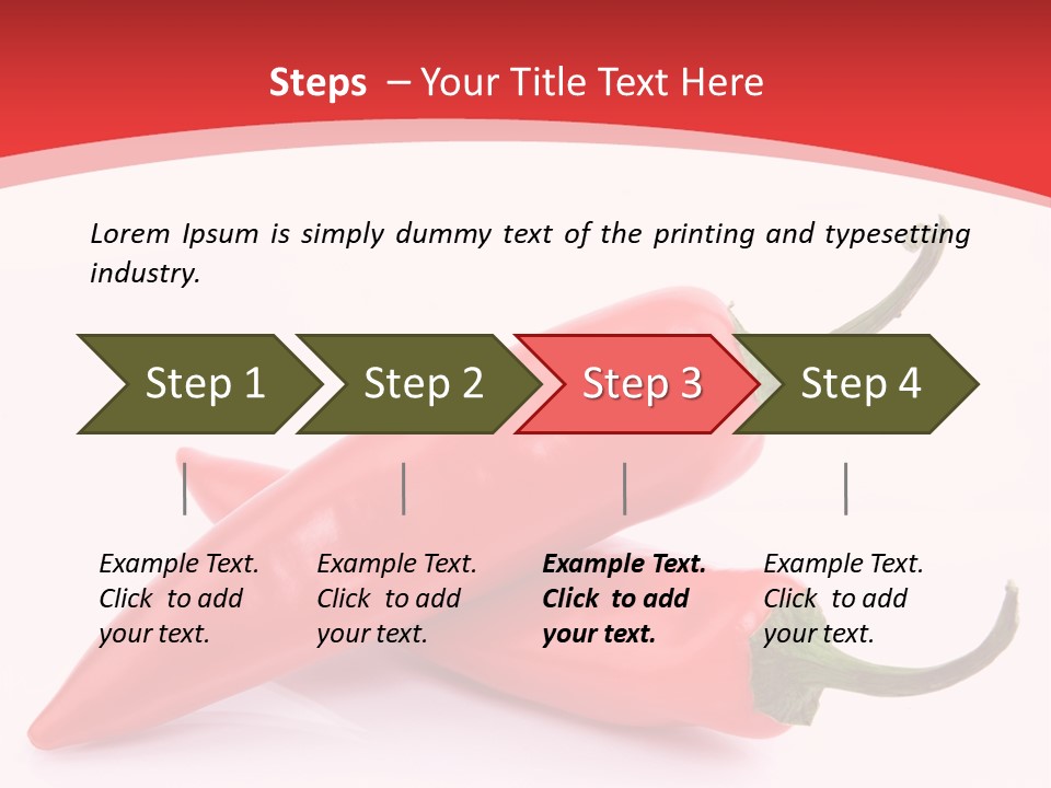 Refreshment Close Up Red PowerPoint Template