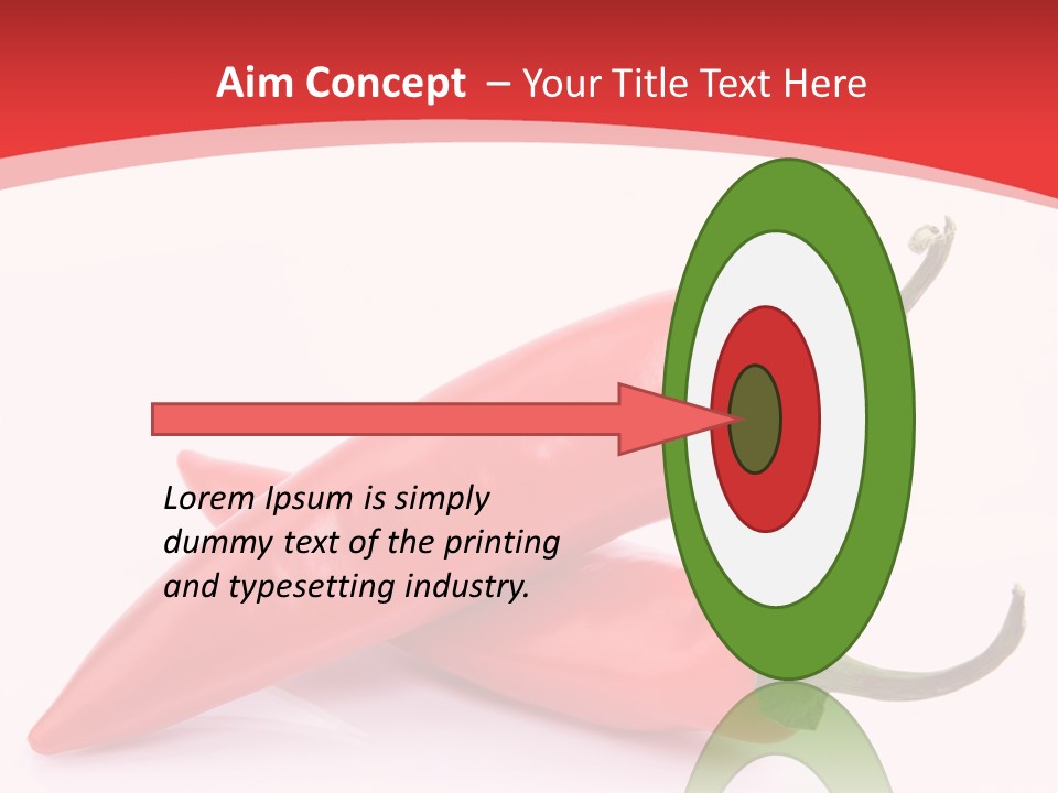 Refreshment Close Up Red PowerPoint Template