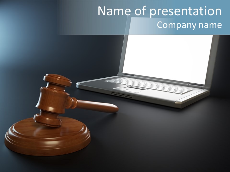 Illegal Data Notebook PowerPoint Template