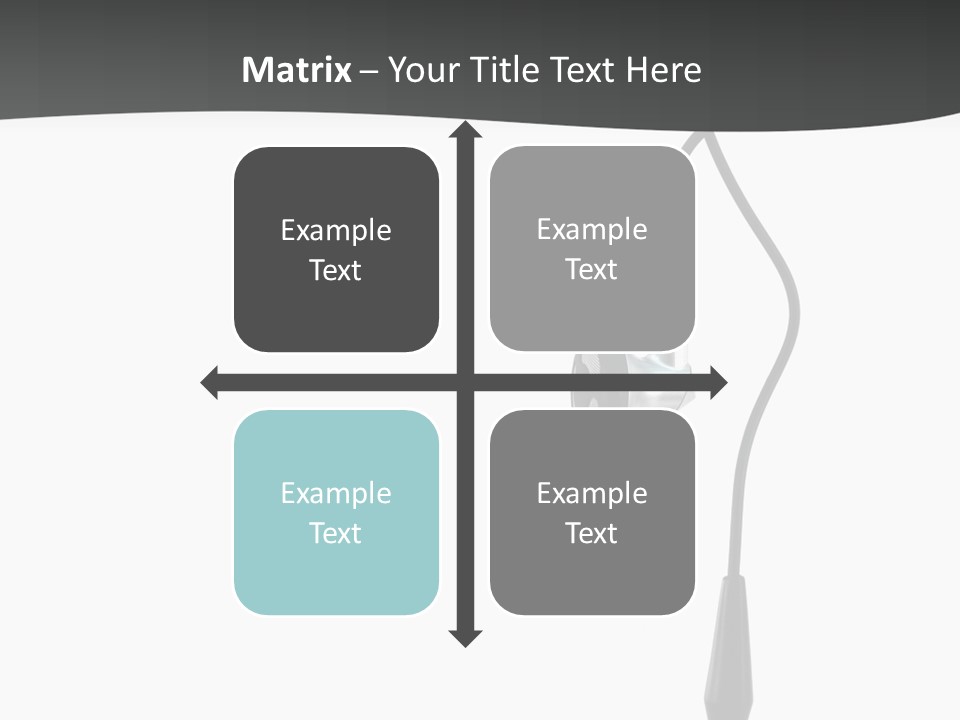 Cord Isolated Mobility PowerPoint Template