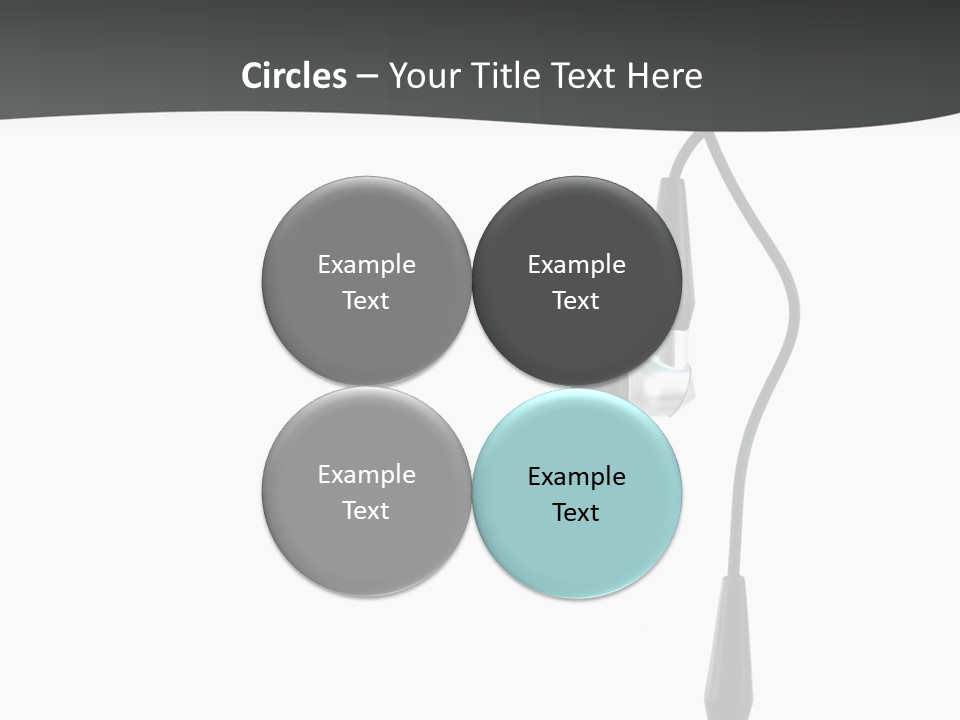Cord Isolated Mobility PowerPoint Template