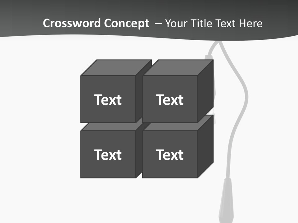 Cord Isolated Mobility PowerPoint Template