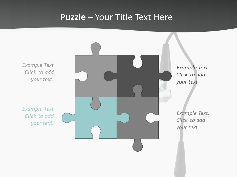 Cord Isolated Mobility PowerPoint Template