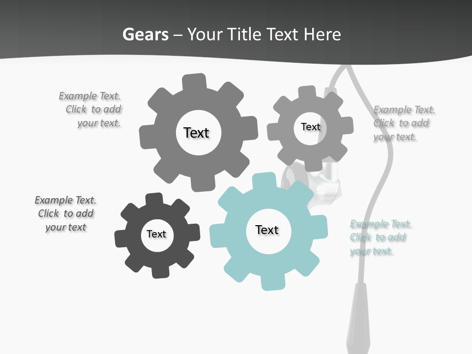 Cord Isolated Mobility PowerPoint Template