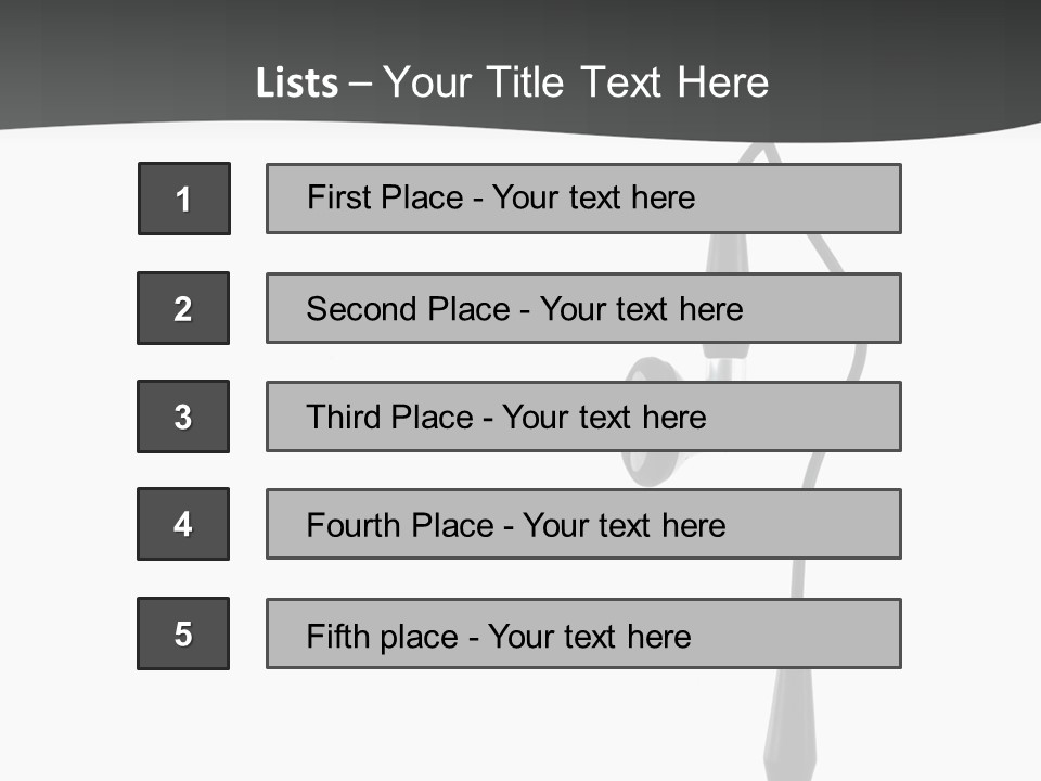 Cord Isolated Mobility PowerPoint Template