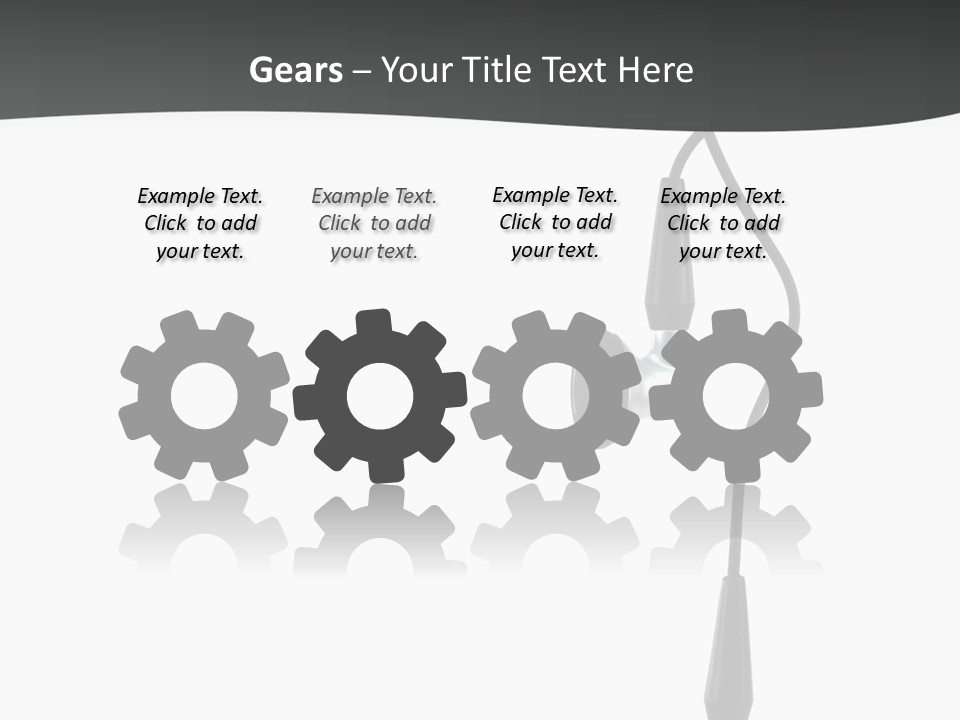 Cord Isolated Mobility PowerPoint Template