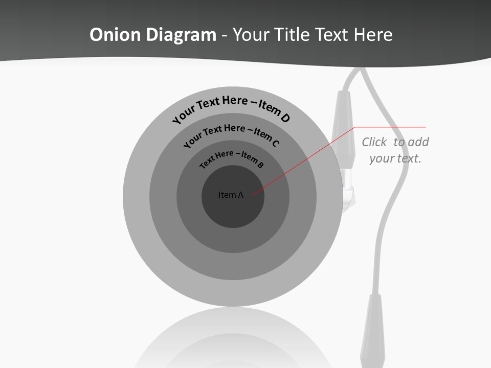 Cord Isolated Mobility PowerPoint Template