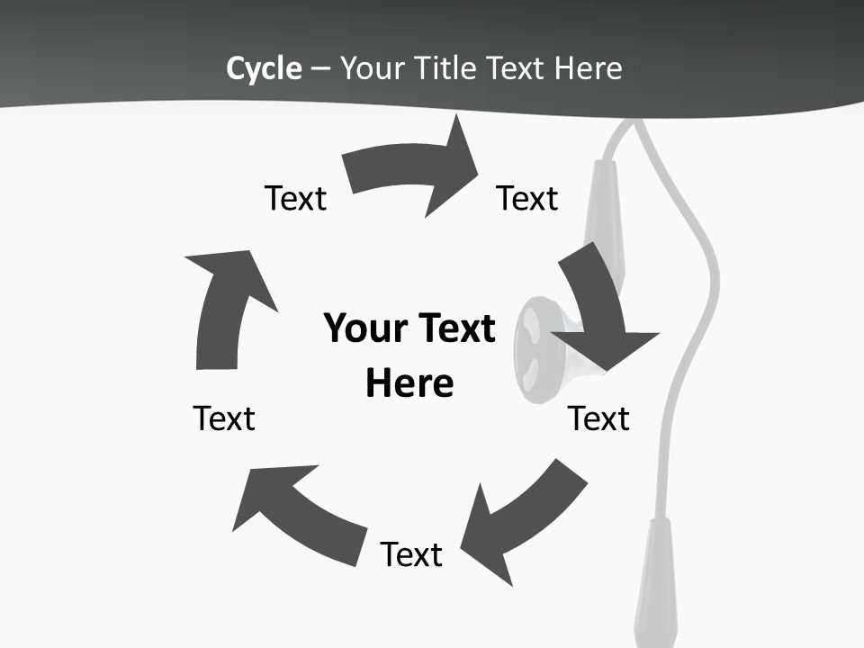 Cord Isolated Mobility PowerPoint Template