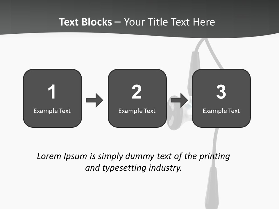 Cord Isolated Mobility PowerPoint Template