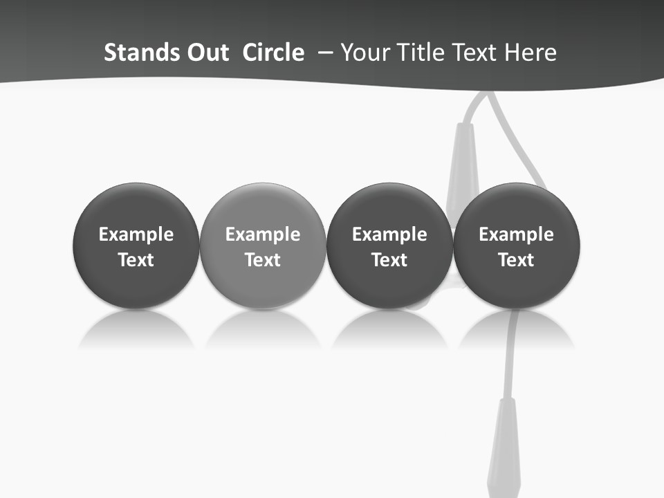 Cord Isolated Mobility PowerPoint Template