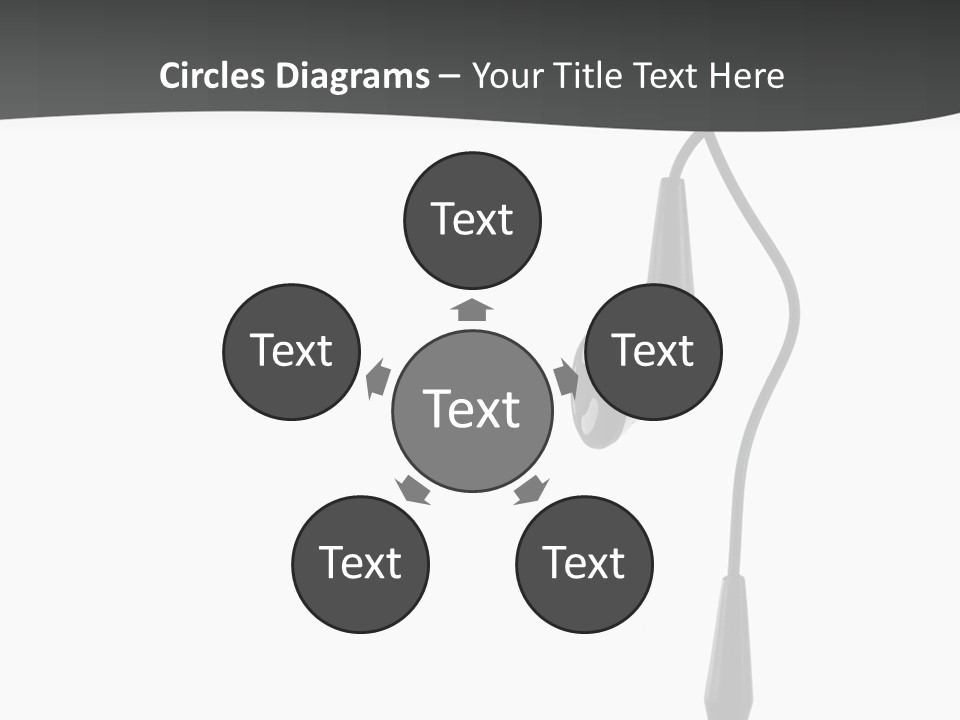 Cord Isolated Mobility PowerPoint Template