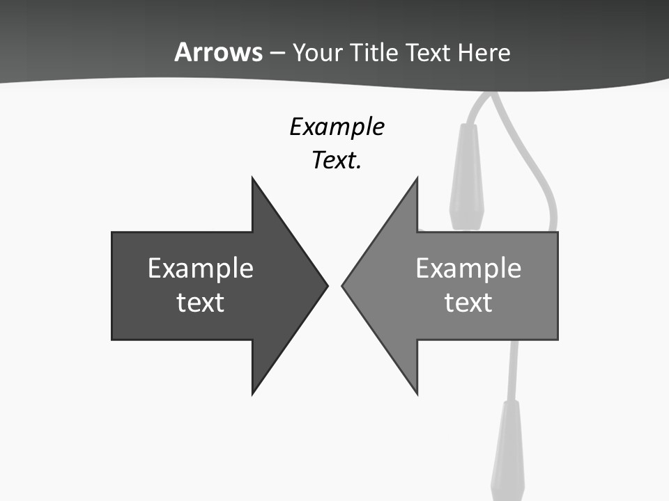 Cord Isolated Mobility PowerPoint Template