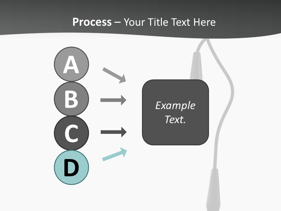 Cord Isolated Mobility PowerPoint Template