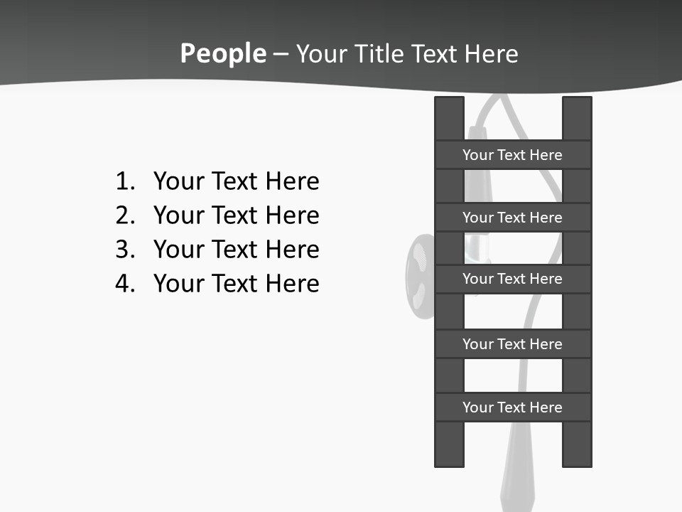 Cord Isolated Mobility PowerPoint Template