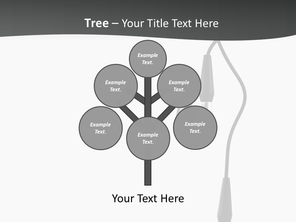Cord Isolated Mobility PowerPoint Template