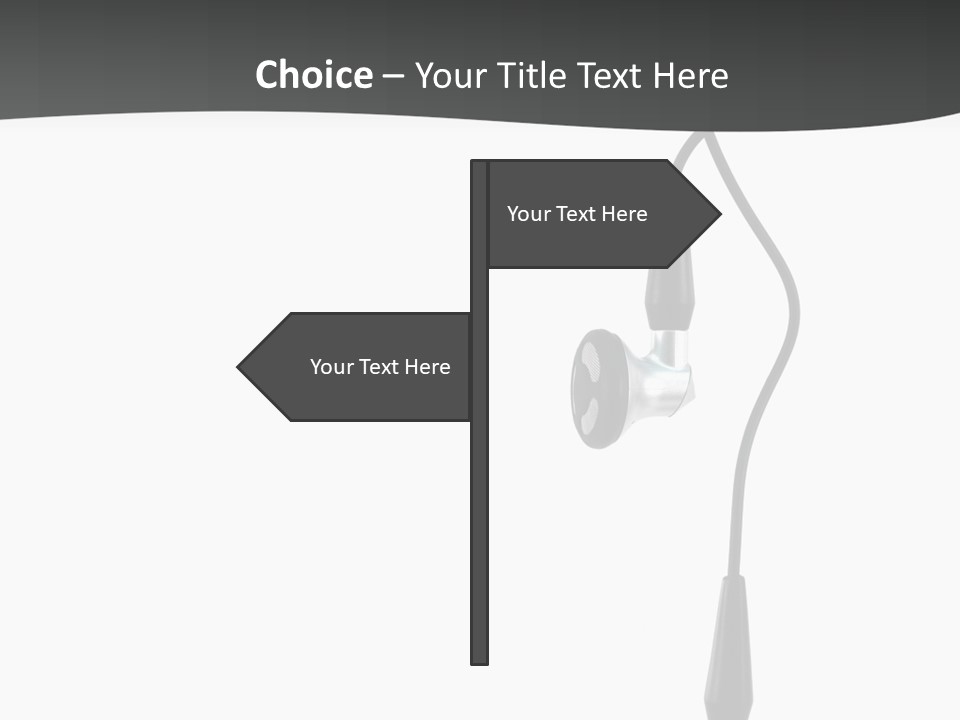 Cord Isolated Mobility PowerPoint Template