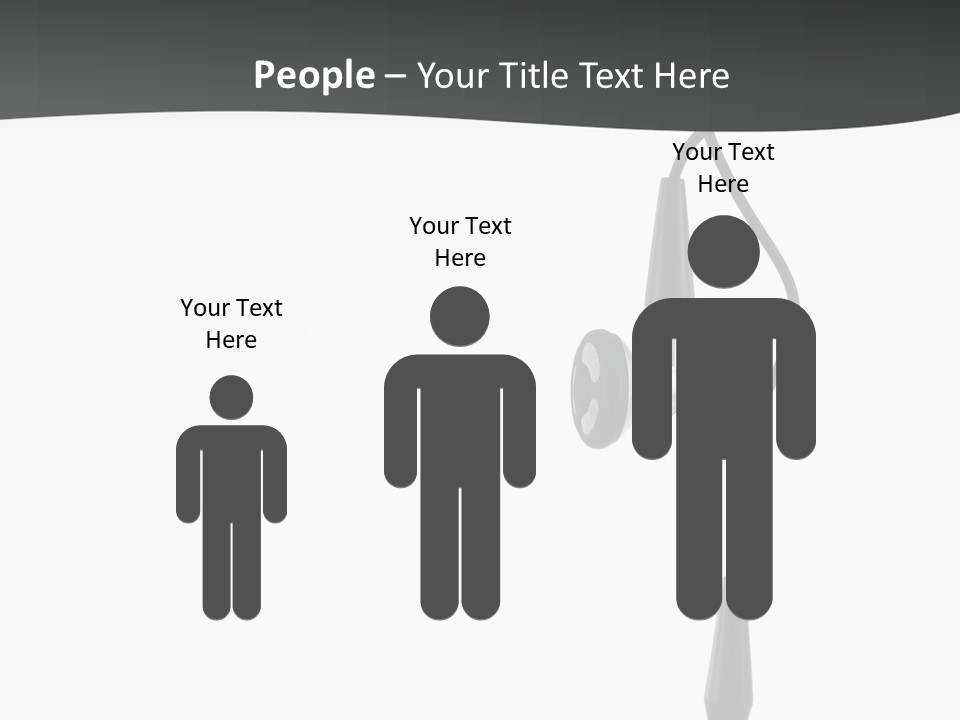 Cord Isolated Mobility PowerPoint Template