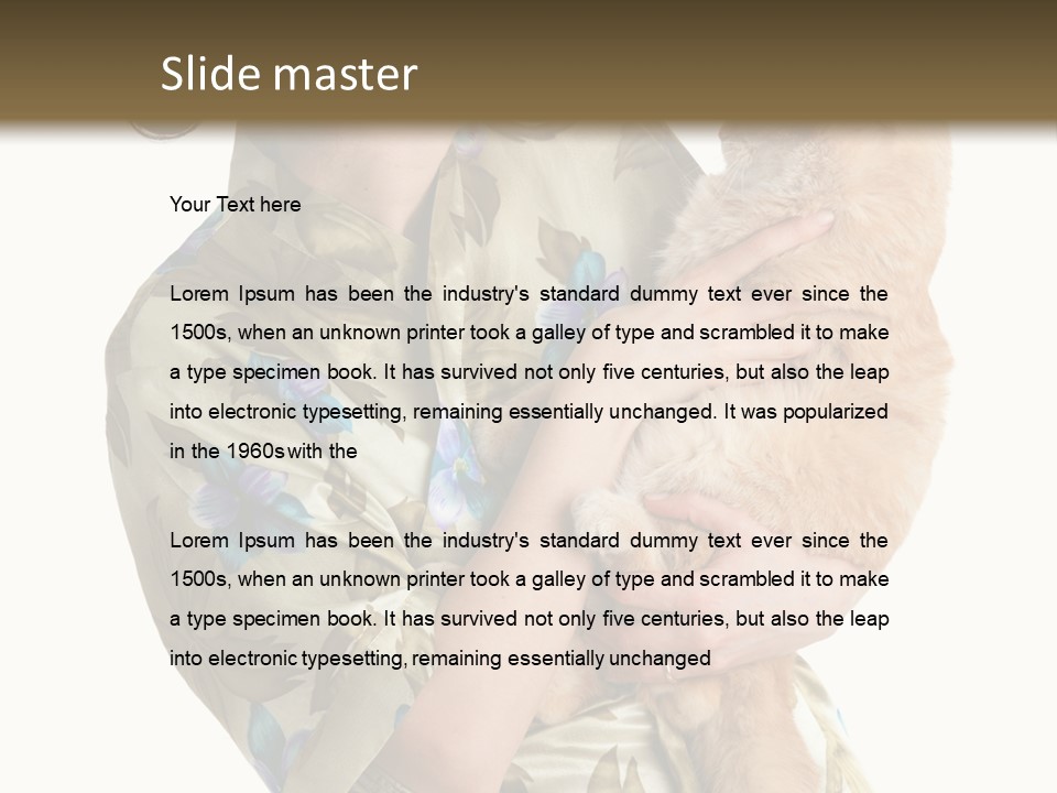 Dressing Friendship Smiling PowerPoint Template