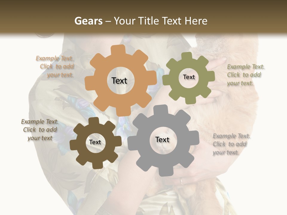 Dressing Friendship Smiling PowerPoint Template