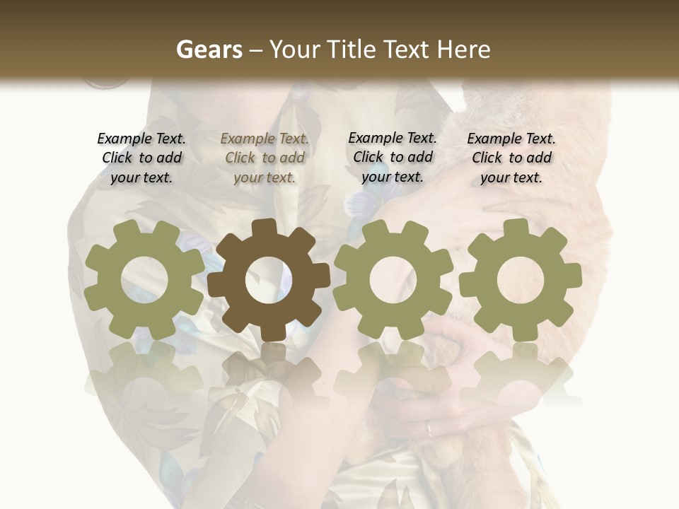 Dressing Friendship Smiling PowerPoint Template