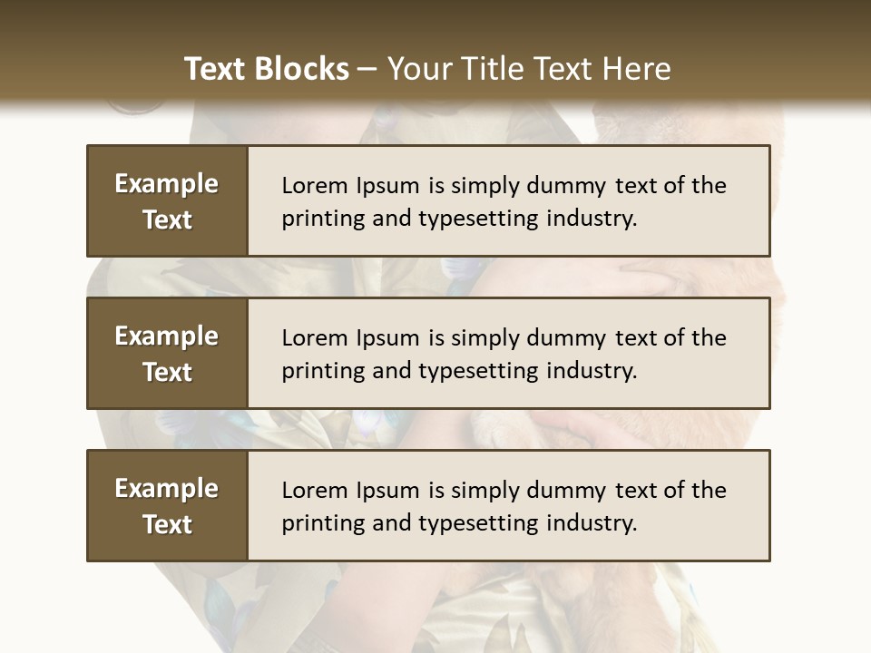 Dressing Friendship Smiling PowerPoint Template