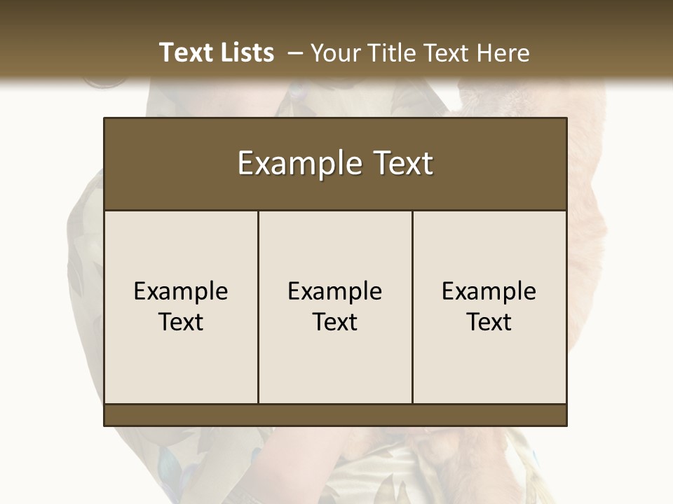 Dressing Friendship Smiling PowerPoint Template