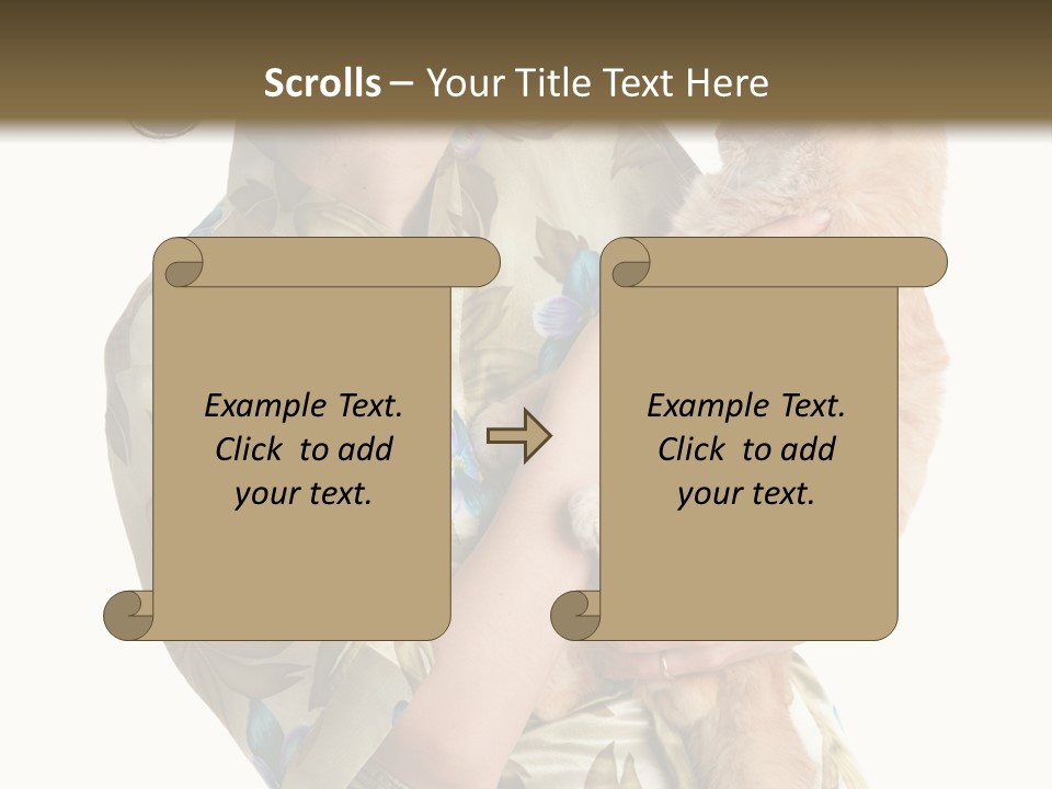 Dressing Friendship Smiling PowerPoint Template