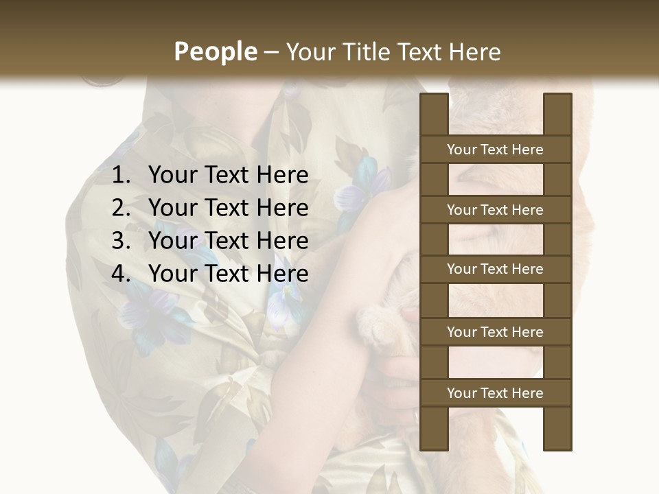 Dressing Friendship Smiling PowerPoint Template