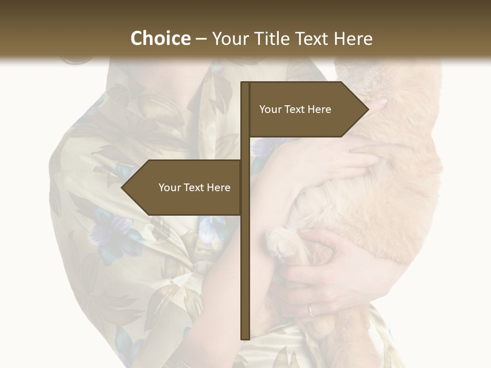 Dressing Friendship Smiling PowerPoint Template