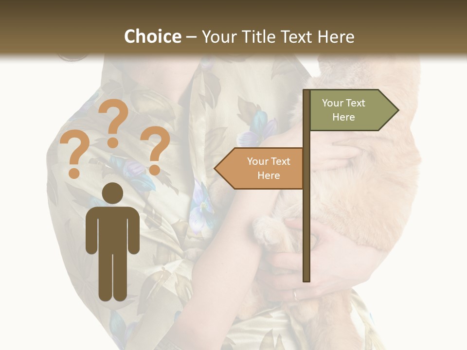 Dressing Friendship Smiling PowerPoint Template