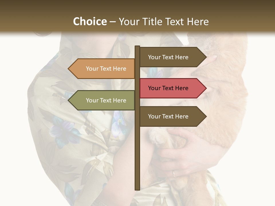 Dressing Friendship Smiling PowerPoint Template