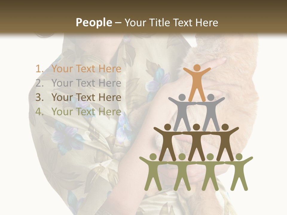 Dressing Friendship Smiling PowerPoint Template