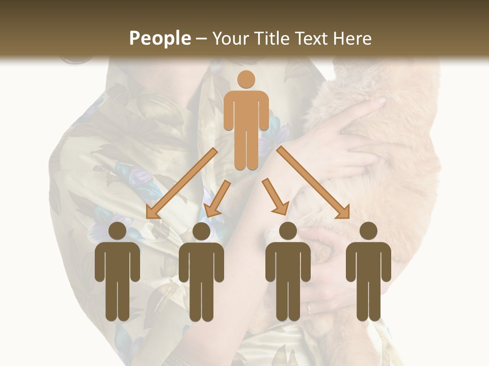 Dressing Friendship Smiling PowerPoint Template