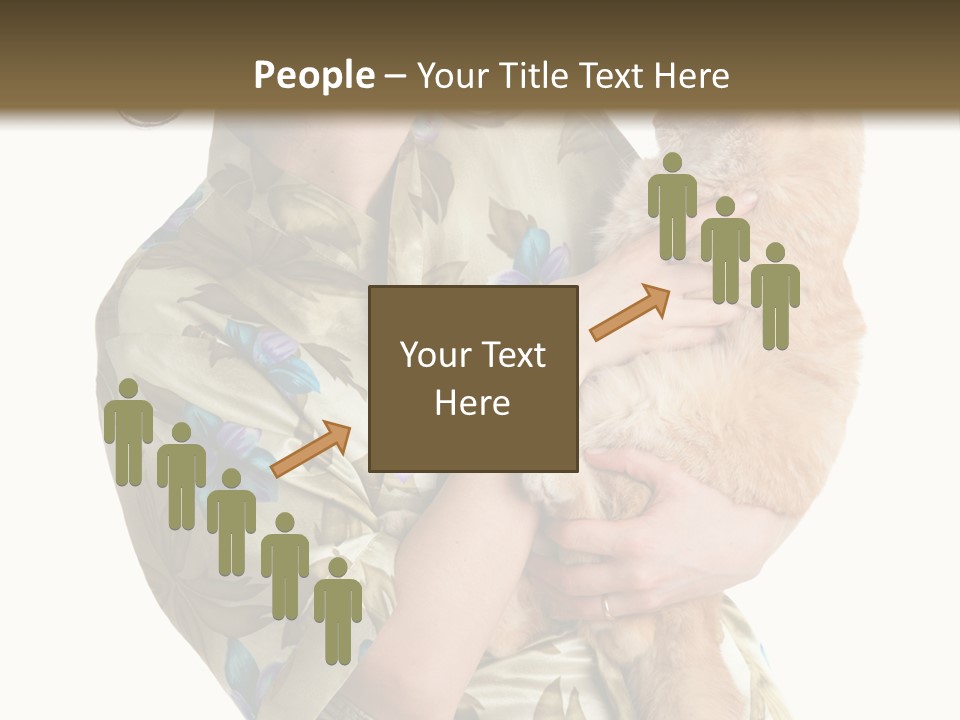 Dressing Friendship Smiling PowerPoint Template