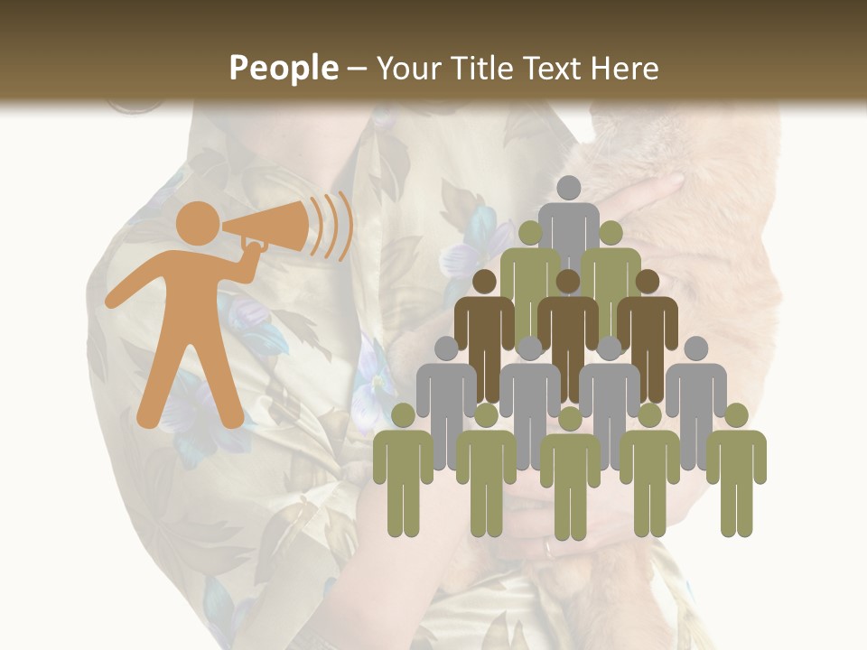 Dressing Friendship Smiling PowerPoint Template