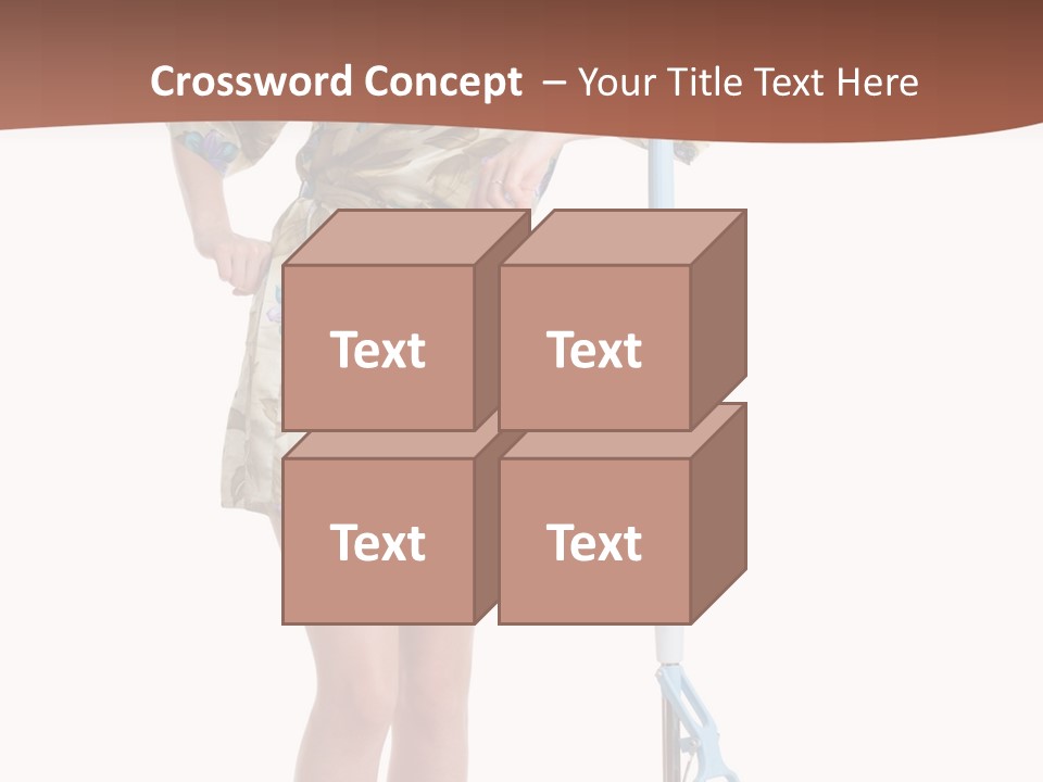 Housewife Cosiness Person PowerPoint Template