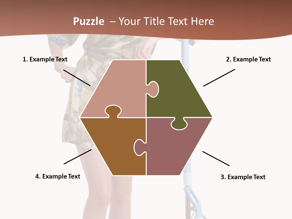 Housewife Cosiness Person PowerPoint Template