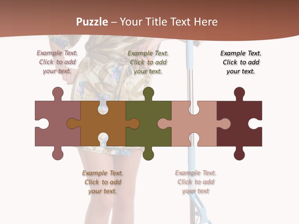 Housewife Cosiness Person PowerPoint Template