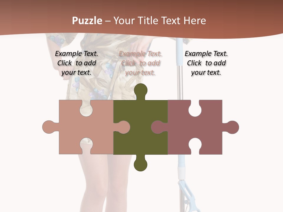 Housewife Cosiness Person PowerPoint Template