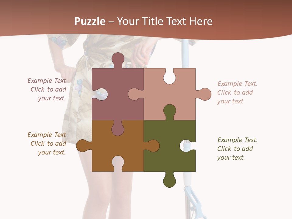 Housewife Cosiness Person PowerPoint Template