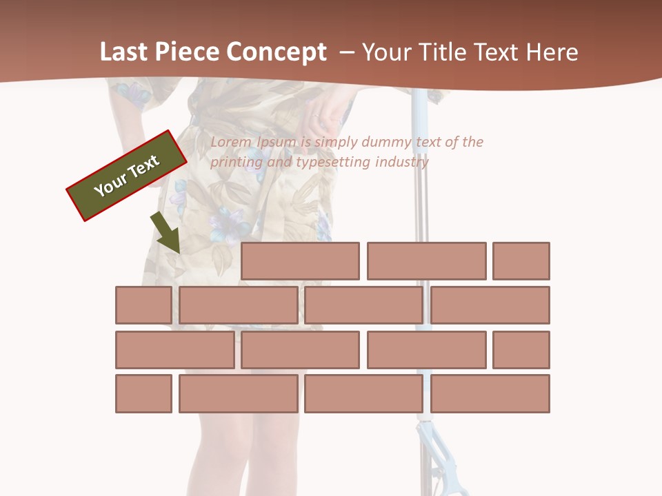 Housewife Cosiness Person PowerPoint Template