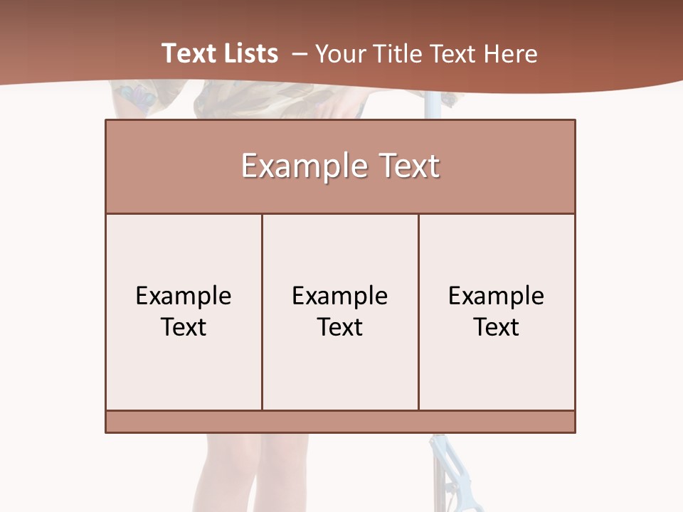 Housewife Cosiness Person PowerPoint Template
