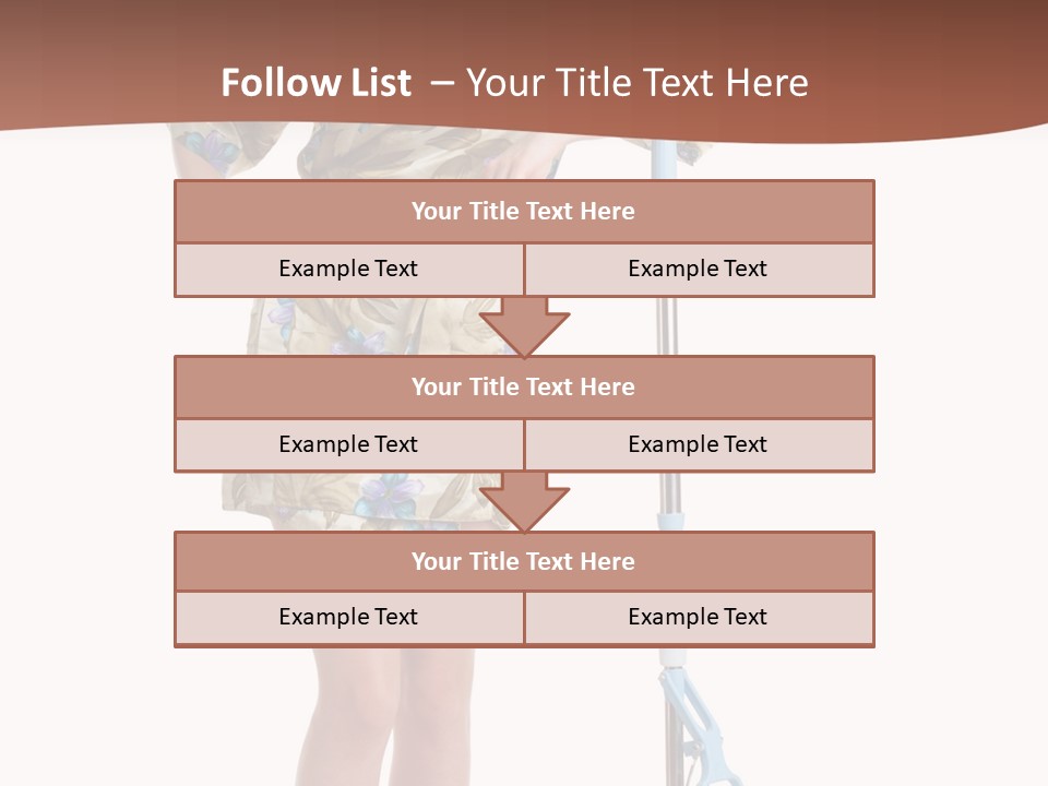 Housewife Cosiness Person PowerPoint Template