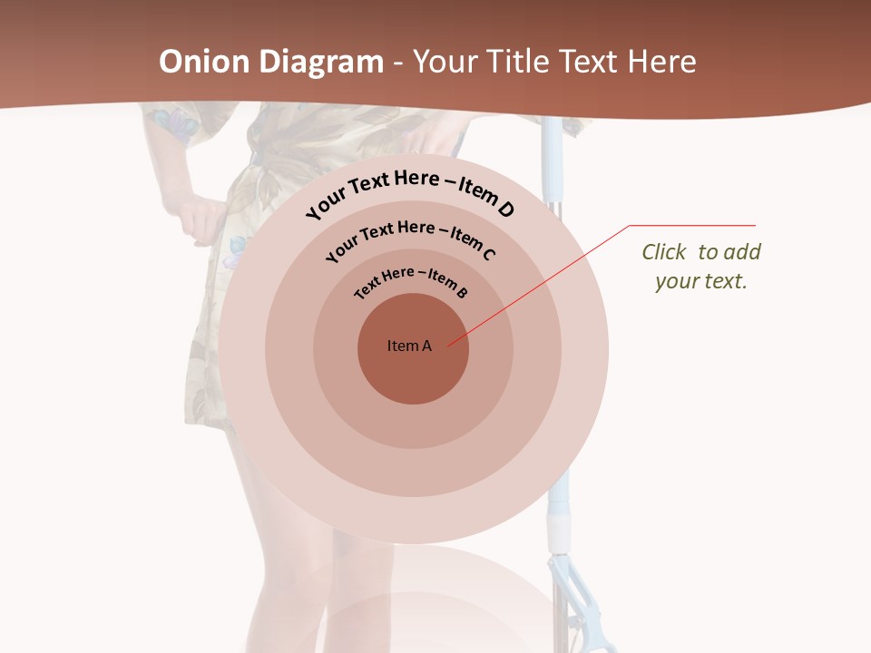 Housewife Cosiness Person PowerPoint Template