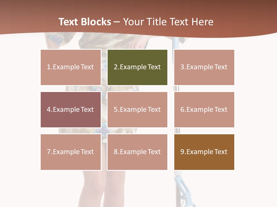 Housewife Cosiness Person PowerPoint Template