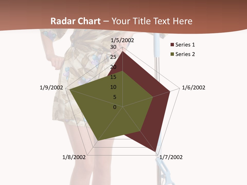 Housewife Cosiness Person PowerPoint Template